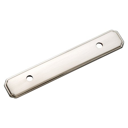 HICKORY HARDWARE Backplate 3 Inch Center to Center P513-SN